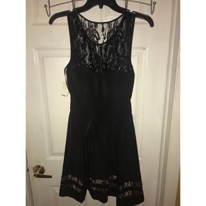 Black dress with lace from Guess